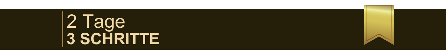 Factoring 2 Tage - 3 Schritte